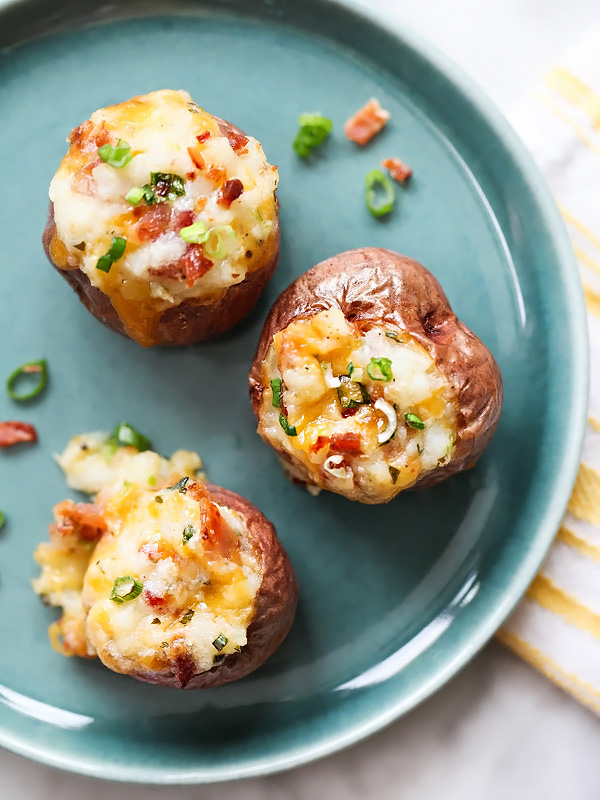 Loaded Twice-Baked Red Potatoes Recipe
