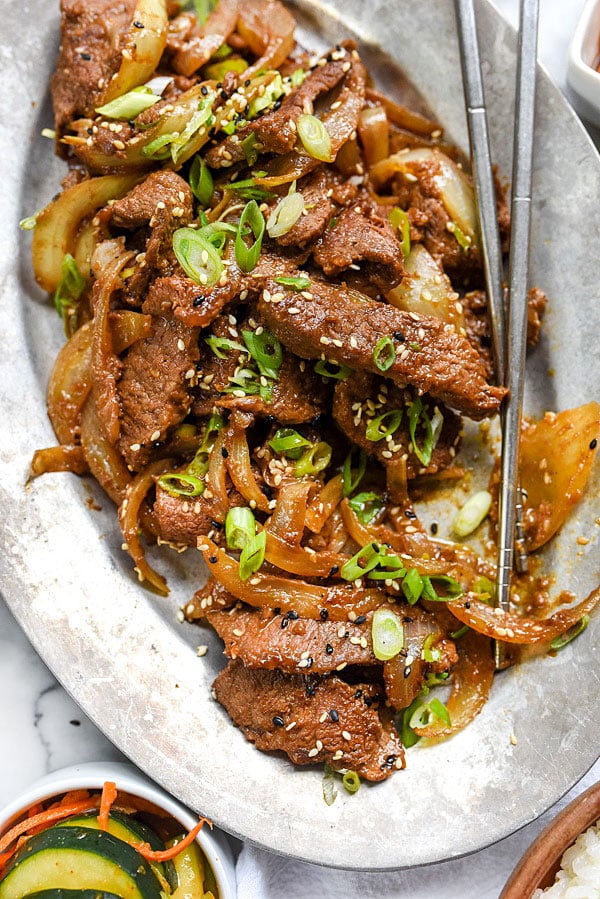 Korean Beef Bulgogi Recipe (Easy & Flavorful) | foodiecrush.com