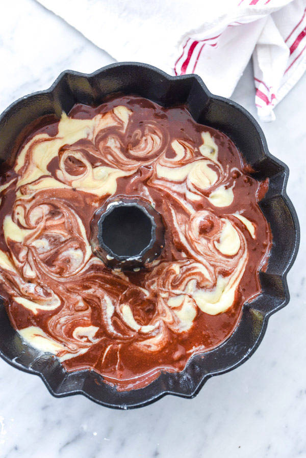 Chocolate-Vanilla Swirl Bundt Cake Recipe
