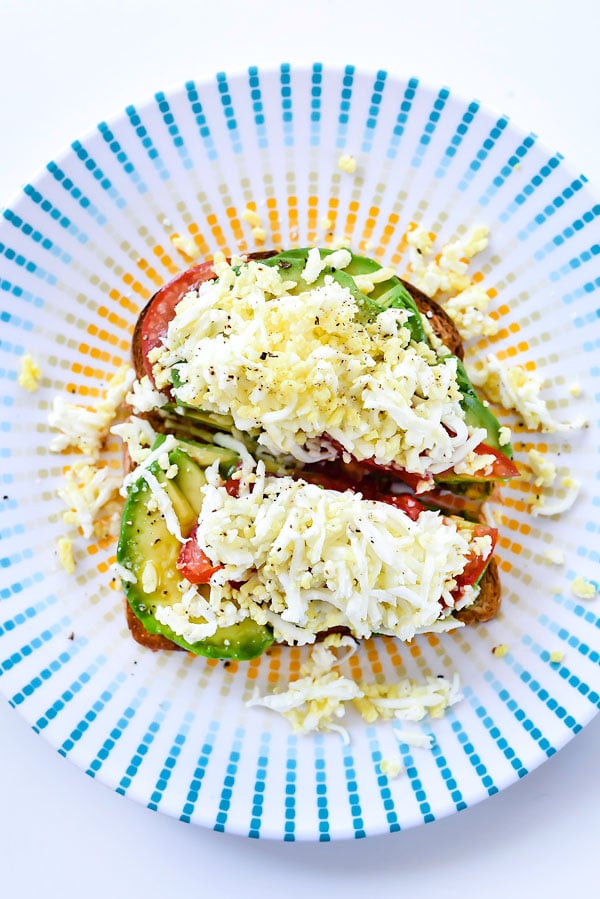 Hard boiled egg avocado toast and other Chefclub US recipes daily