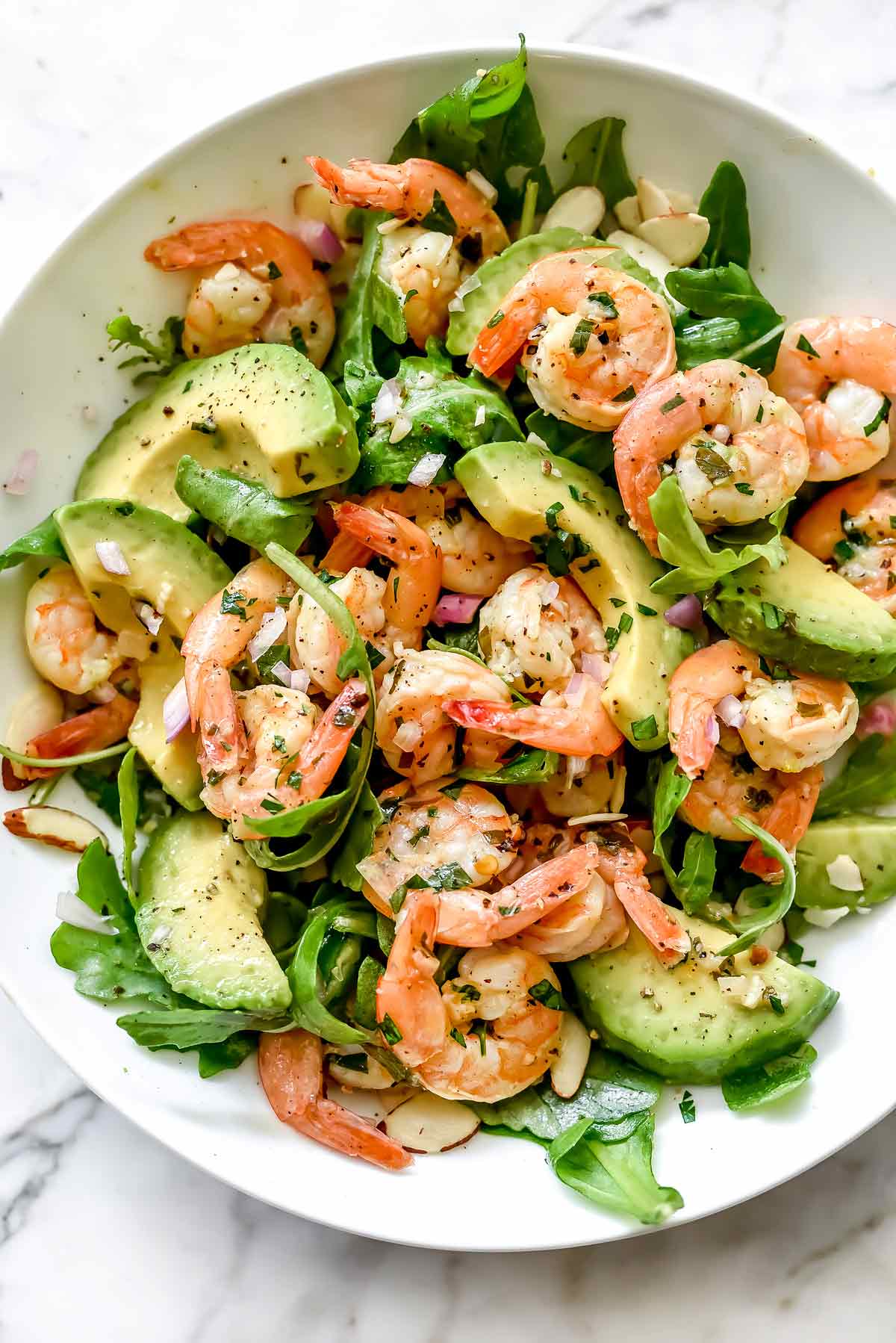 Citrus Shrimp and Avocado Salad | foodiecrush.com