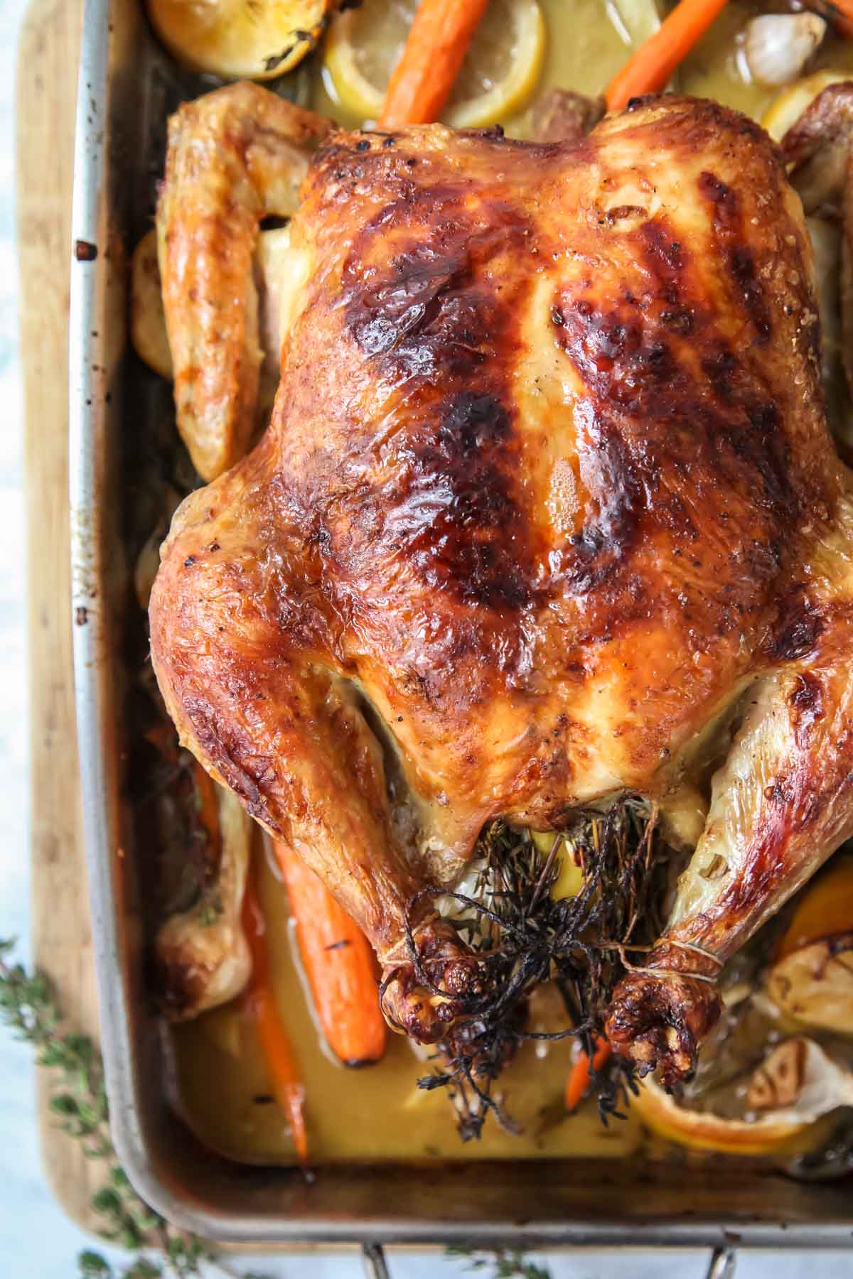 Crockpot Whole Chicken - Savory Nothings