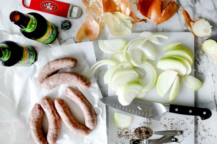 Grilled Beer Brats - Sarcastic Cooking