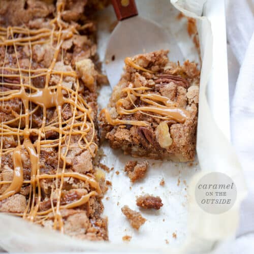 Caramel Apple Brownie with Pecans Recipe