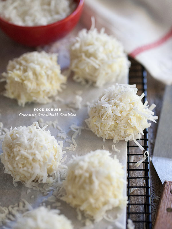 Coconut Snowball Cookies and Friday Faves - foodiecrush