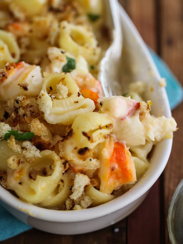 Baked Lobster Mac and Cheese Recipe - foodiecrush