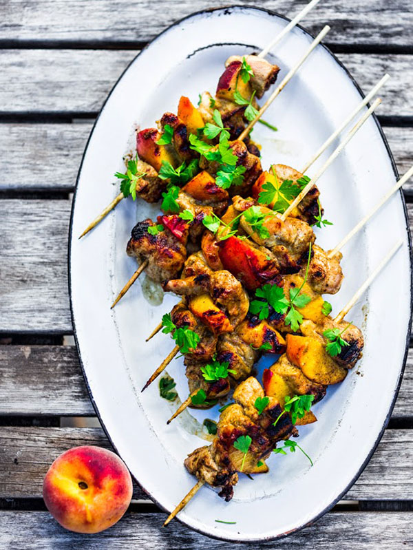 Lime and Chile Butter Chicken Skewers - foodiecrush