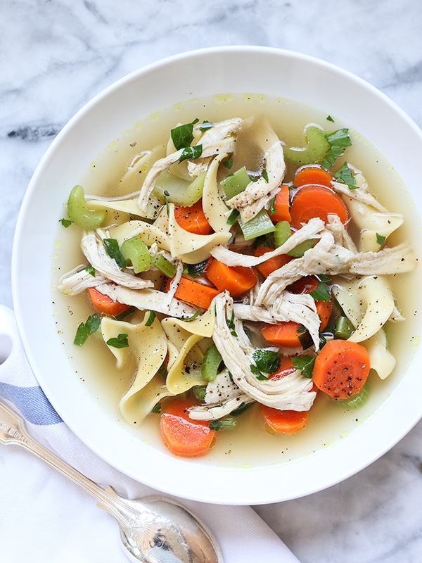 THE BEST Homemade Chicken Noodle Soup | foodiecrush.com