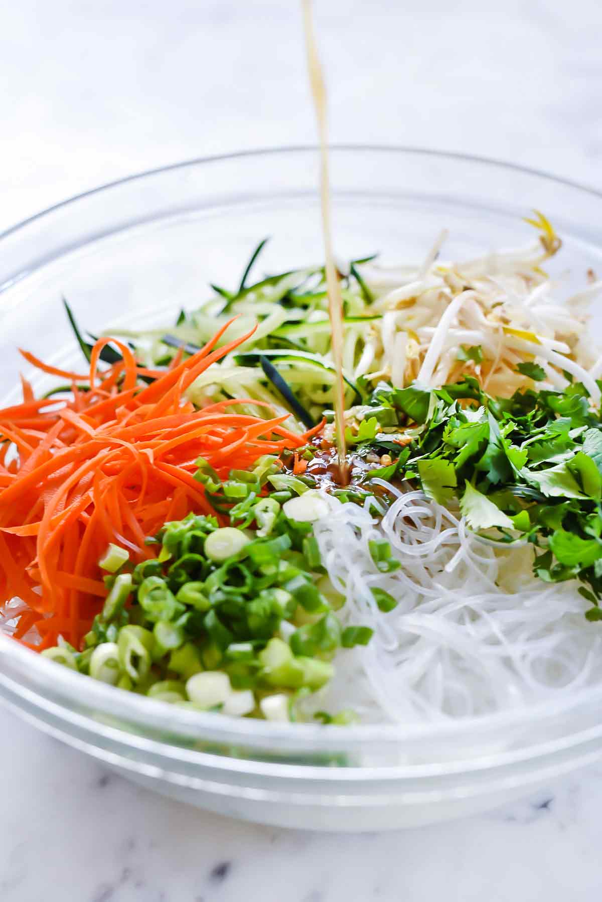 Fresh and Easy Vietnamese Noodle Salad | foodiecrush.com