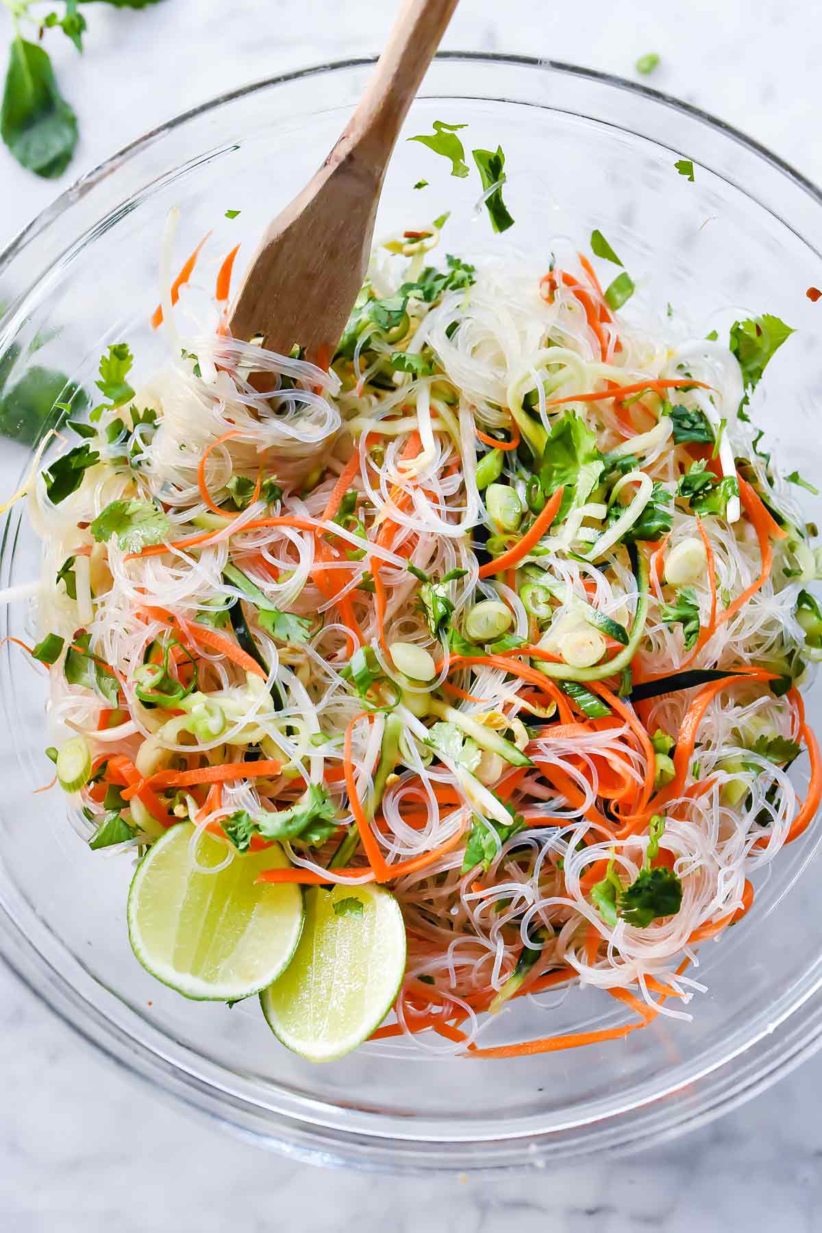 Fresh and Easy Vietnamese Noodle Salad | foodiecrush.com