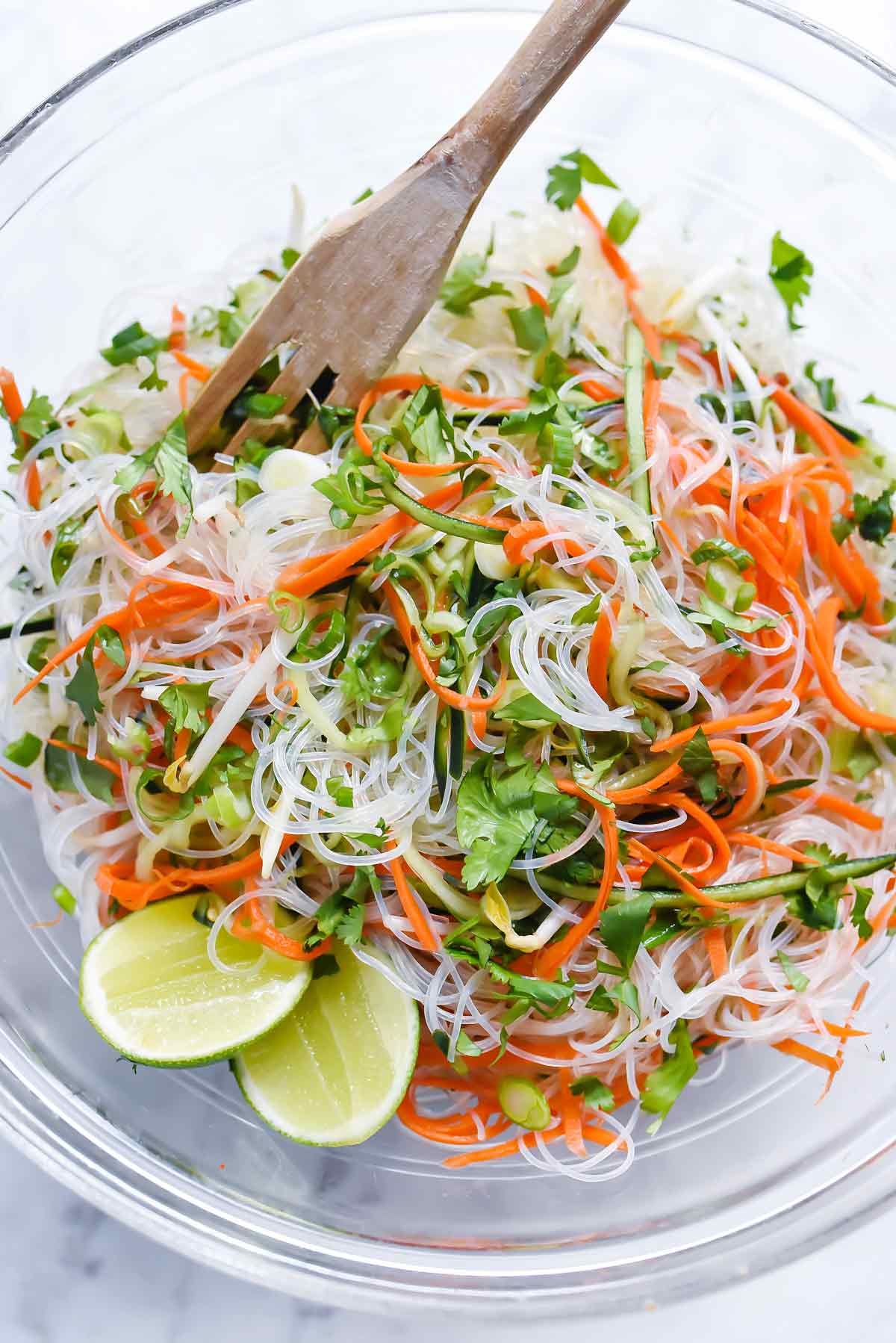 Fresh and Easy Vietnamese Noodle Salad | foodiecrush.com