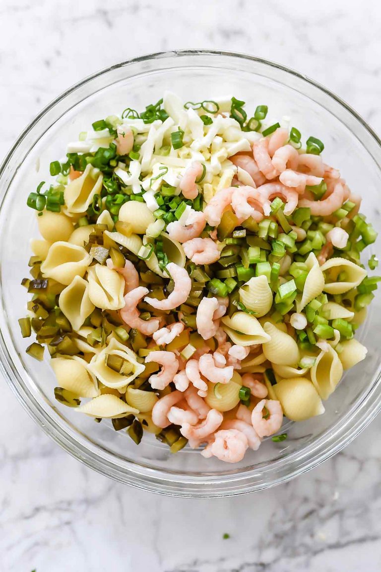 easy shrimp macaroni salad recipe