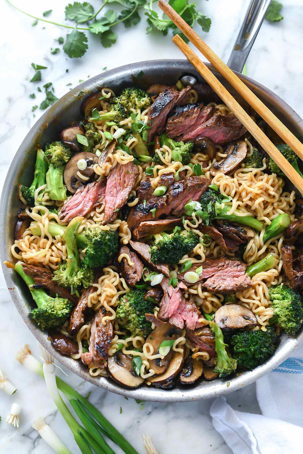 Butter Garlic Miso Noodles with Mushrooms - Carmy - Easy Healthy-ish Recipes