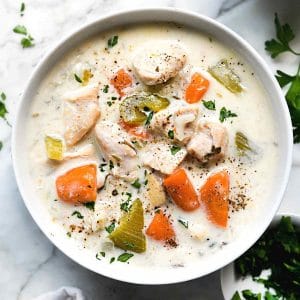 Chicken and Wild Rice Soup (Instant Pot or Stovetop!) | foodiecrush.com