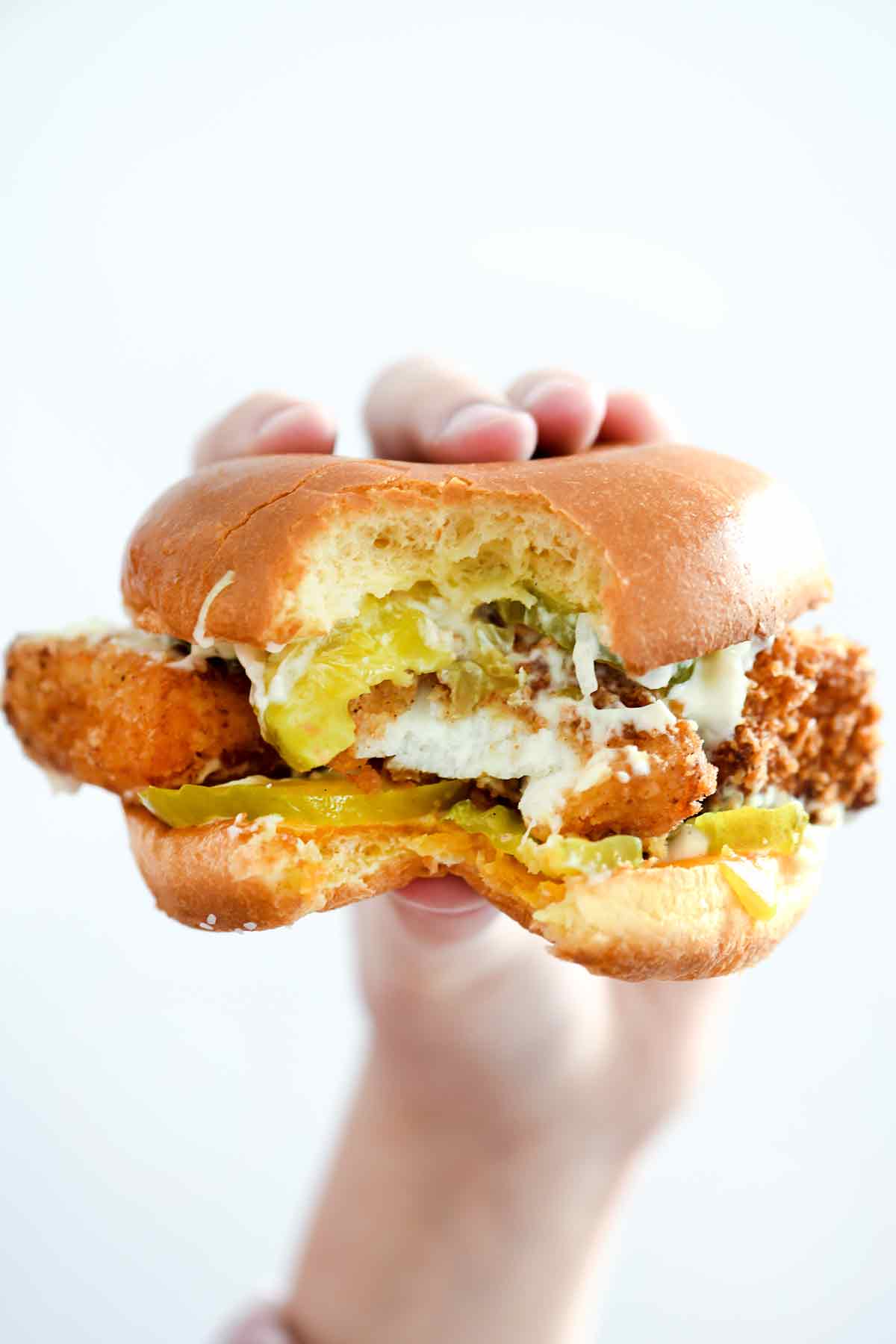Healthier Fried Fish Sandwich {30 Minutes} | foodiecrush.com