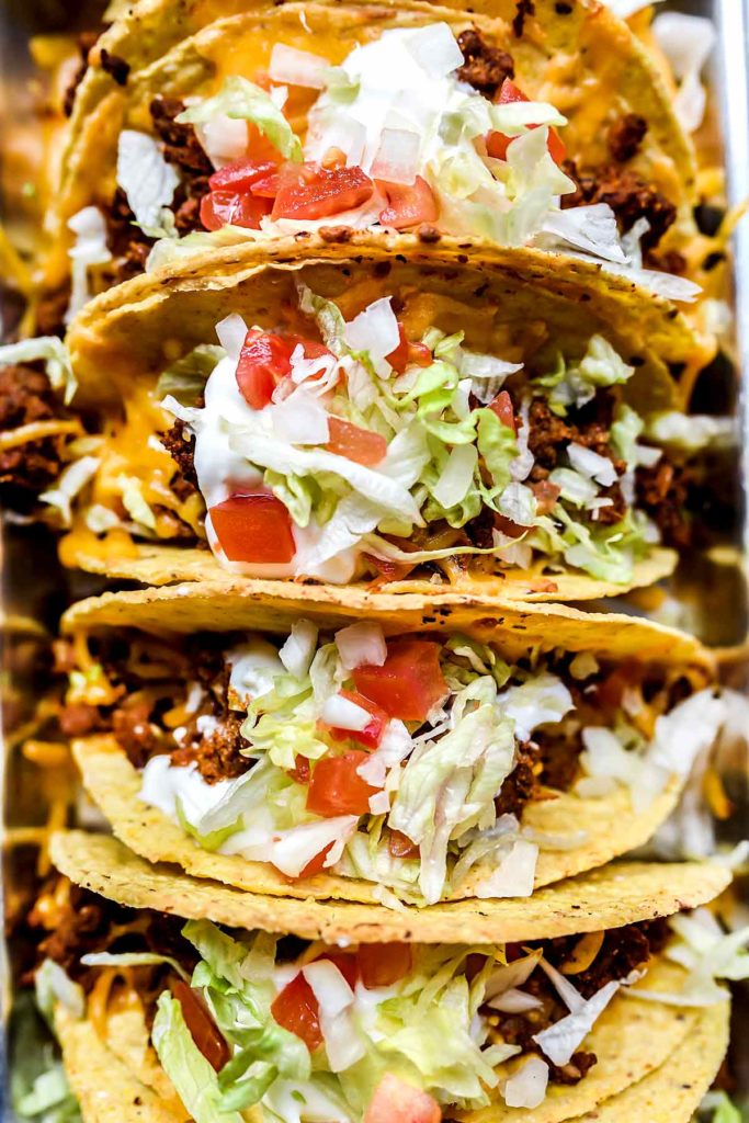 Just Like Taco Bell Tacos Recipe | foodiecrush .com