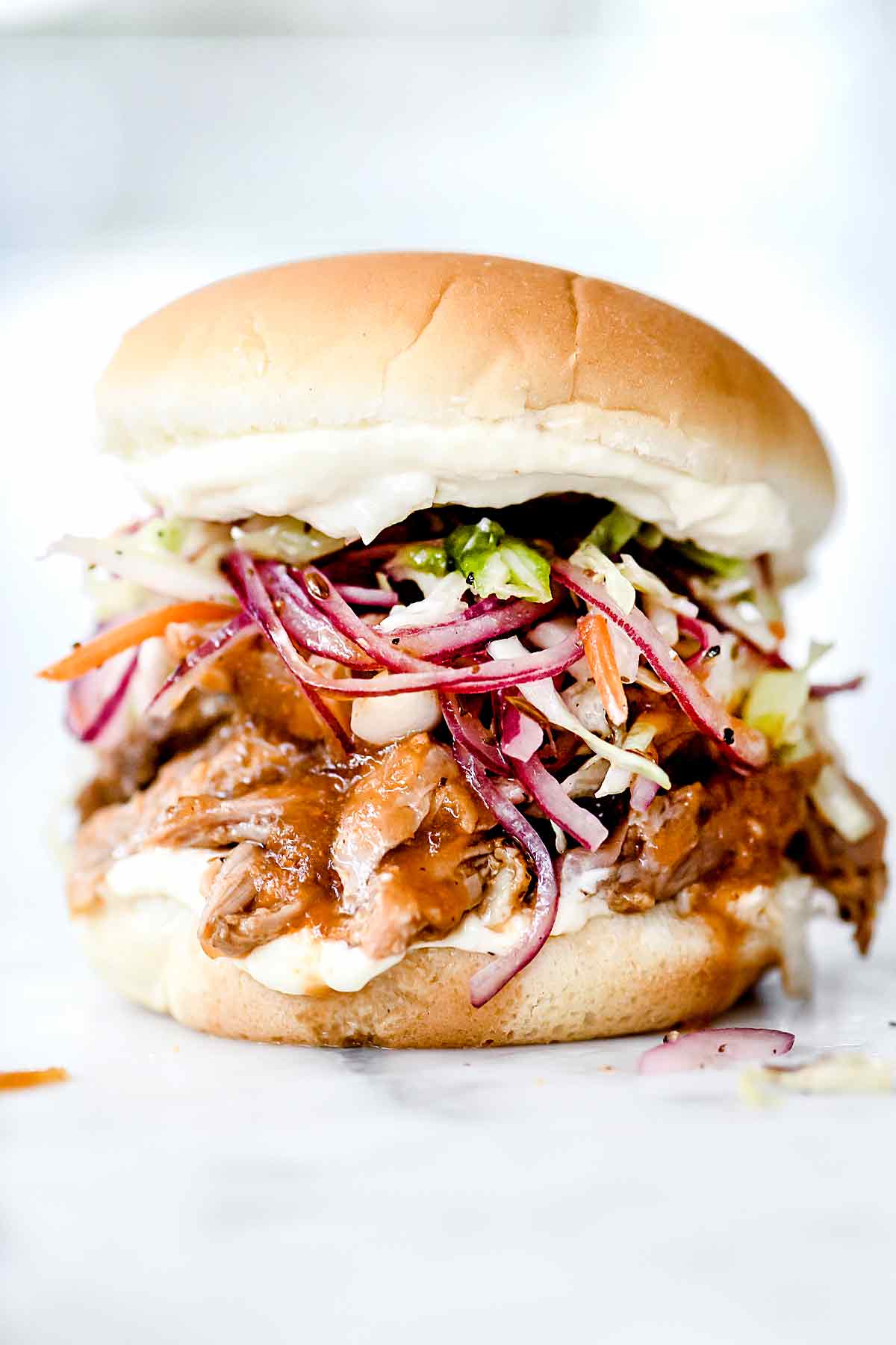 Slow Cooker Pulled Pork Sandwiches - Relish