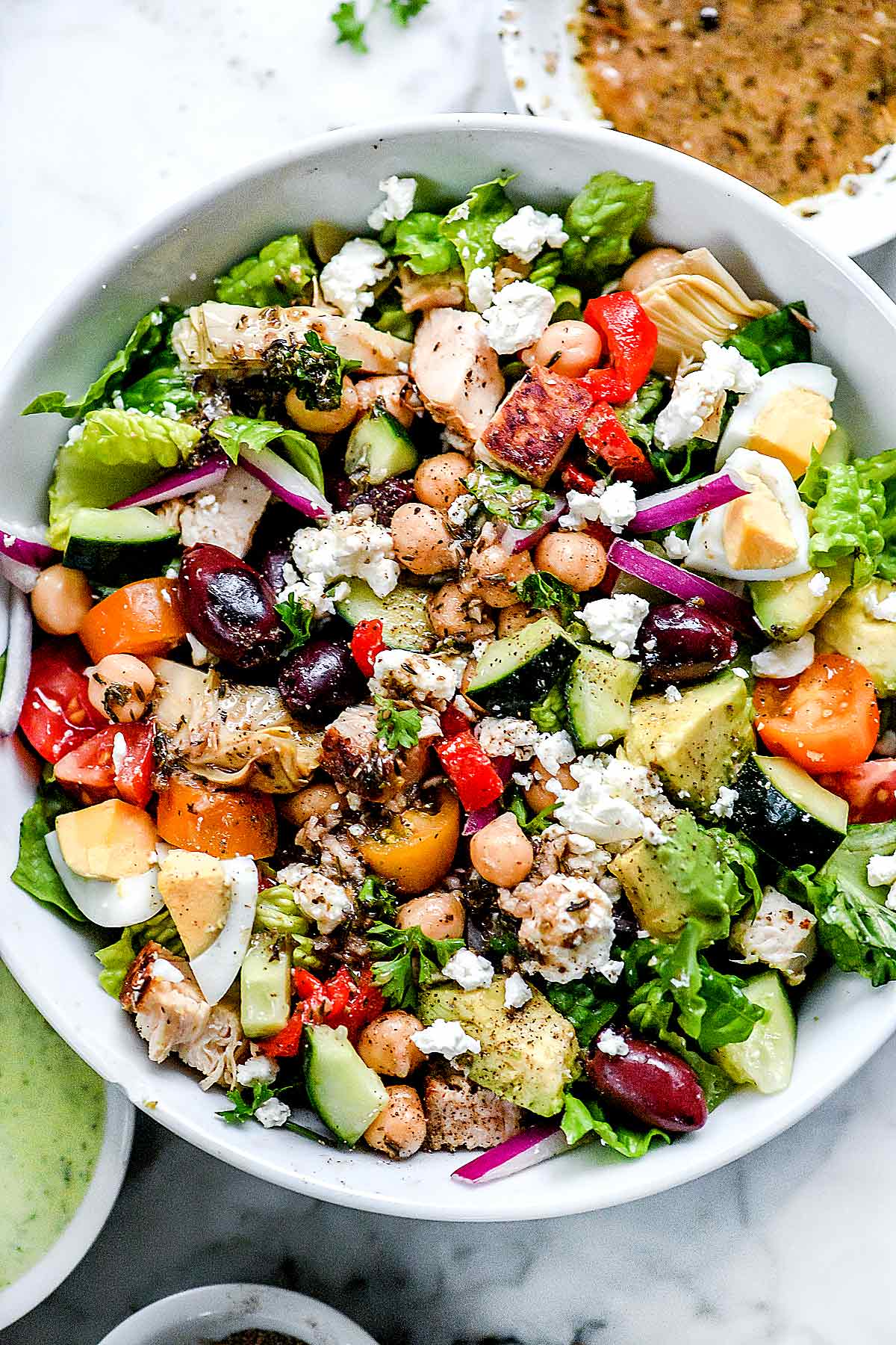 Greek Cobb Salad - foodiecrush .com