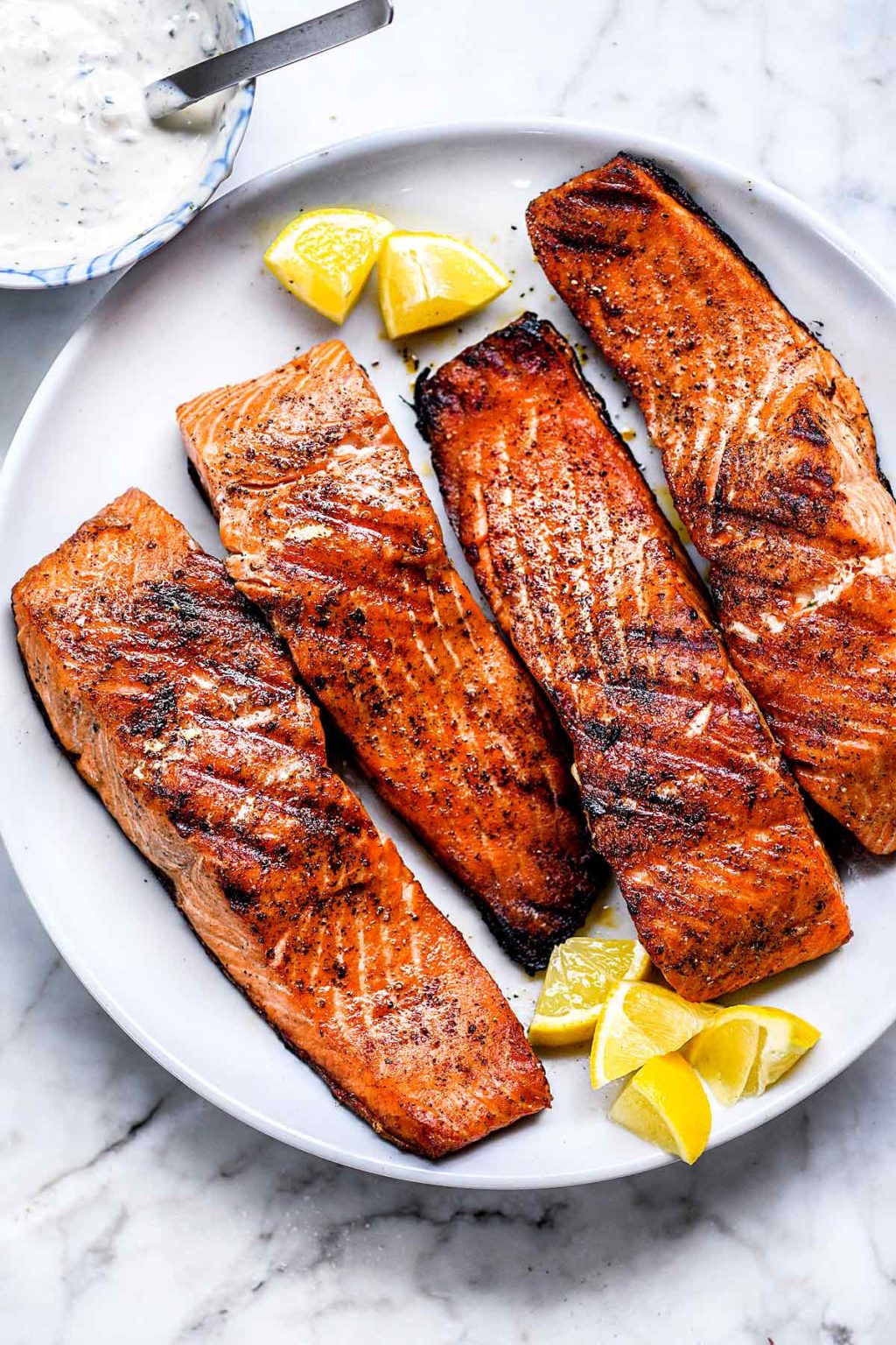 How to Make THE BEST Grilled Salmon - foodiecrush .com