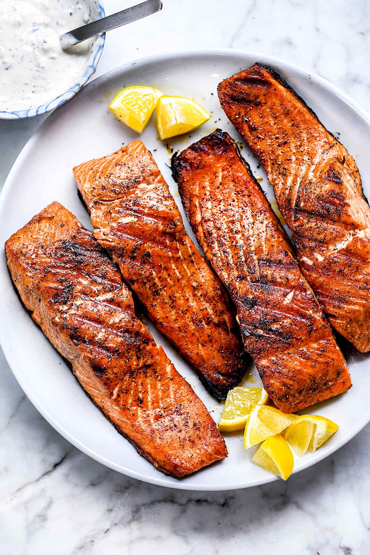 How to Make THE BEST Grilled Salmon - foodiecrush .com