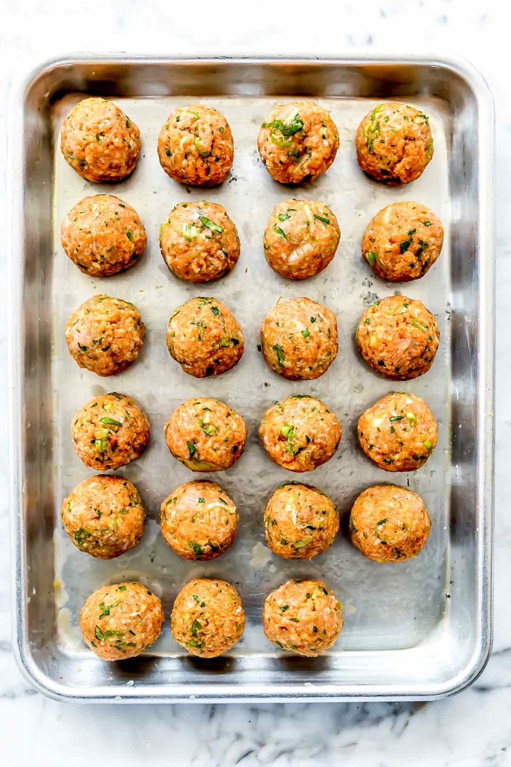 Baked Thai Turkey Meatballs - foodiecrush.com