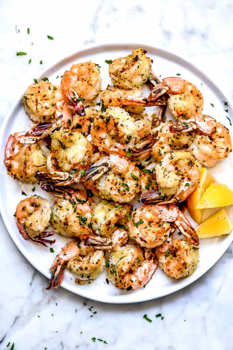Crispy Baked Garlic Shrimp - foodiecrush.com