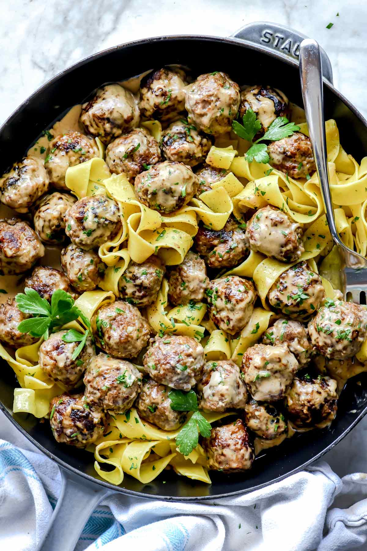 Swedish Meatballs (Ikea Meatballs) - Craving Home Cooked