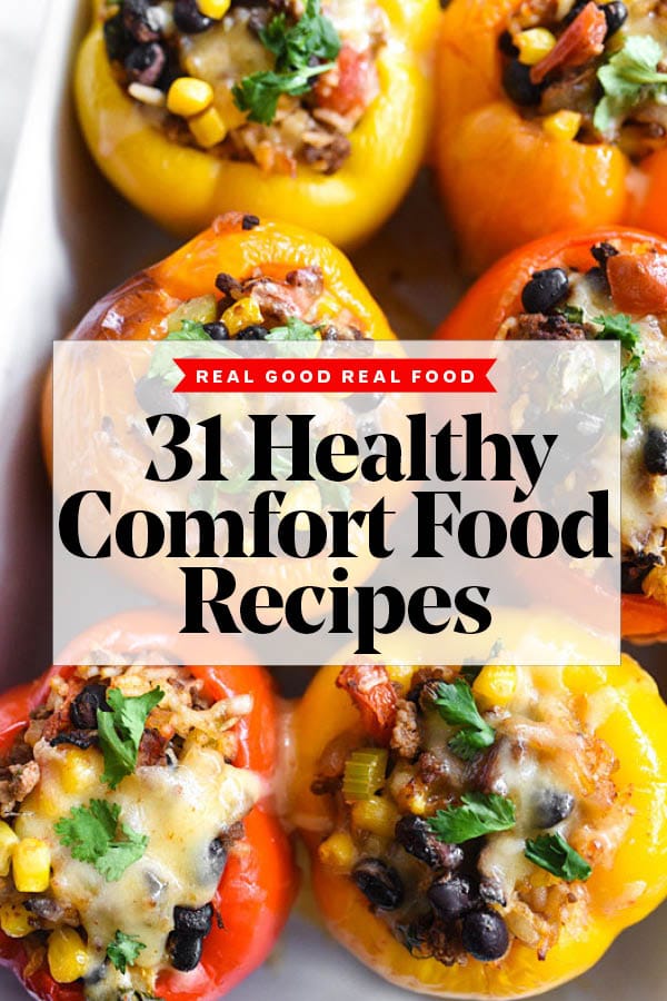 31 Comfort Recipes  Southwestern Stuffed Peppers foodiecrush