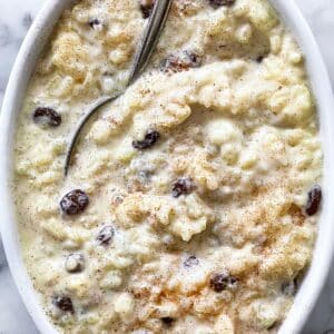 THE BEST Rice Pudding | foodiecrush.com