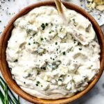 Creamy Caesar Salad Dressing Recipe (Egg-Free!) | foodiecrush.com