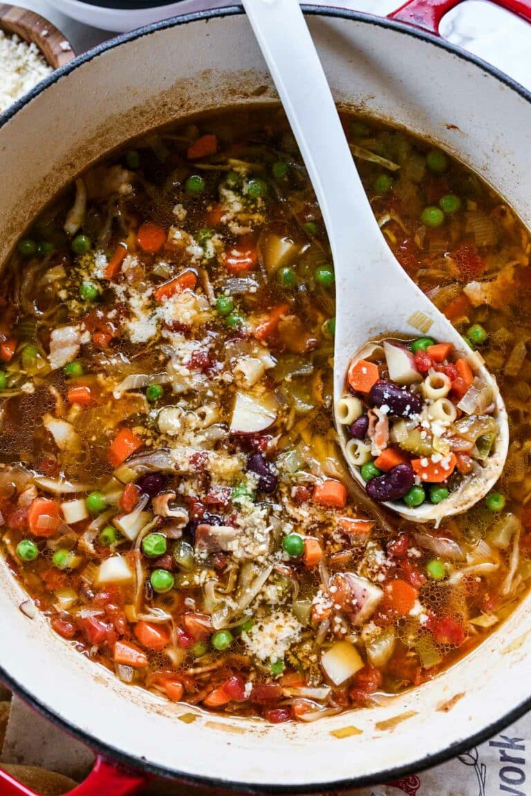 How to Make THE BEST Minestrone Soup | foodiecrush.com